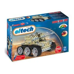 Eitech C215 Baukasten "Panzer 2" Sandfarben Metall -Le Toy Van Geschäft 00215 3 Panzer sandfarben