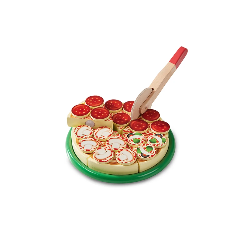 Melissa & Doug 10167 Pizza-Set Aus Holz 5 Melissa & Doug 10167 Pizza-Set Aus Holz – Bild 3