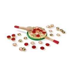 Melissa & Doug 10167 Pizza-Set Aus Holz 7 Melissa & Doug 10167 Pizza-Set Aus Holz -Le Toy Van Geschäft 10167 3 Pizza Set