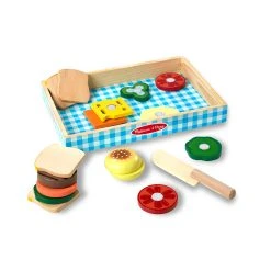 Melissa & Doug 10513 Sandwich-Set Spielset Holz
