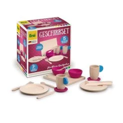 Erzi 10679 Geschirrset Für Kinderküche Holz Erzgebirge