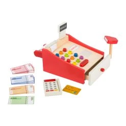 Legler 11082 Kaufladen Spielkasse Kasse Holz Rechner Und Scanner