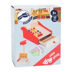 Legler 11082 Kaufladen Spielkasse Kasse Holz Rechner Und Scanner -Le Toy Van Geschäft 11082 3 Spielkasse