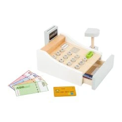 Legler 11099 Spielkasse Aus Holz Weiss/natur -Le Toy Van Geschäft 11099 2 Spielkasse