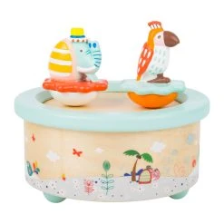 Legler 11108 Spieluhr "Papagei Und Elefant" Spieldose