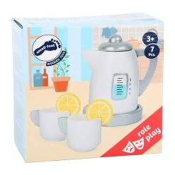Legler 11115 Tee-Set Mit Wasserkocher Für Kinderküche Holz -Le Toy Van Geschäft 11115 3 Tee Set mit Wasserkocher