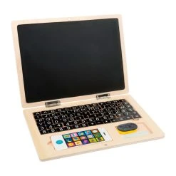Legler 11193 Holz-Laptop Mit Magnet-Tafel