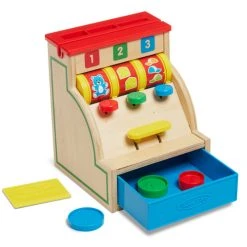 Melissa & Doug 13378 Registrierkasse Für Kaufmannsladen Holz
