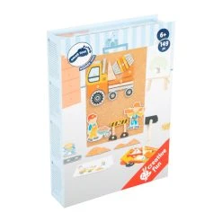 Legler 11573 Hammerspiel "Baustelle" Nagelspiel Motorikspiel Holz -Le Toy Van Geschäft 11573 3 Hammerspiel Baustelle