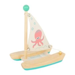 Legler 11656 Katamaran "Oktopus" Wasserspielzeug Holz