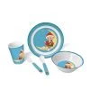 Trötsch 11857 Kindergeschirr "Sandmann Auf Dem Mond" Weiss/blau -Le Toy Van Geschäft 11875 Kindergeschirr Sandmann auf dem Mond