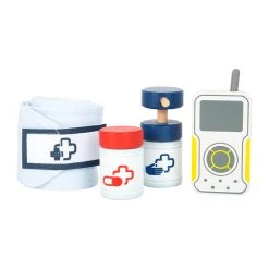 Legler 11917 Notarzt-Rucksack Arztkoffer Aus Holz -Le Toy Van Geschäft 11917 8 Notarzt Rucksack