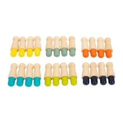 Legler 11962 Farben-Memo 26-tlg Gedächtnisspiel Holz -Le Toy Van Geschäft 11962 5 Farben Memo