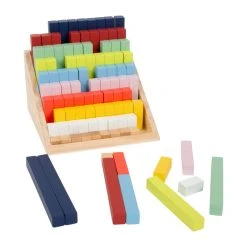 Legler 12214 Rechenstäbchen XL-Lernbox "Educate" Holz -Le Toy Van Geschäft 12214 3 Rechenstabchen XL Lernbox Educate