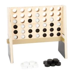 Legler 12219 Strategiespiel "Vier In Einer Reihe - Gold Edition" Holz