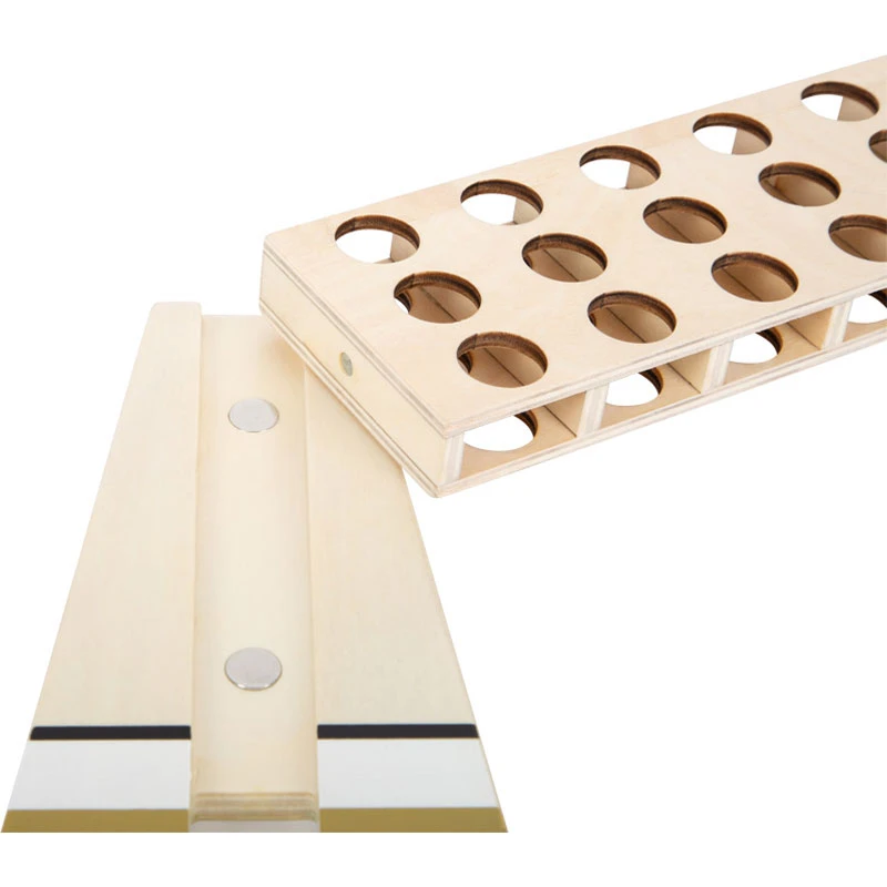 Legler 12219 Strategiespiel "Vier In Einer Reihe - Gold Edition" Holz 8 Legler 12219 Strategiespiel "Vier In Einer Reihe - Gold Edition" Holz – Bild 6