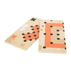 Legler 12220 Mühle Und Solitär "Gold Edition" Gesellschaftsspiel Holz -Le Toy Van Geschäft 12220 3 Muhle und Solitar Gold Edition