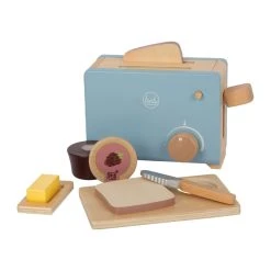 Legler 12246 Toaster-Set "Tasty" Für Kinderküche Holz