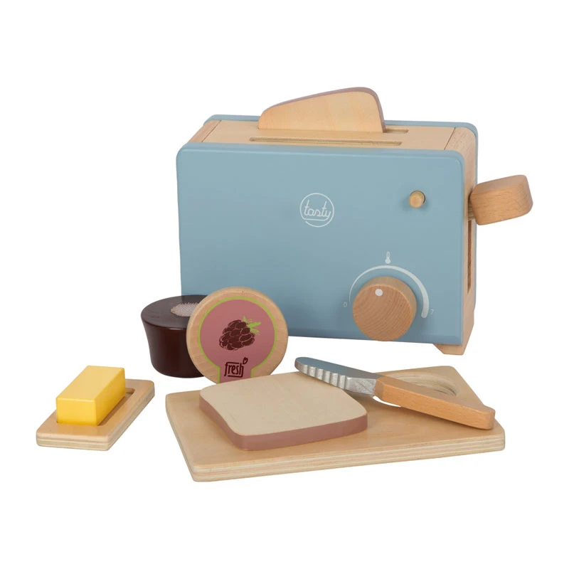 Legler 12246 Toaster-Set "Tasty" Für Kinderküche Holz 3 Legler 12246 Toaster-Set "Tasty" Für Kinderküche Holz
