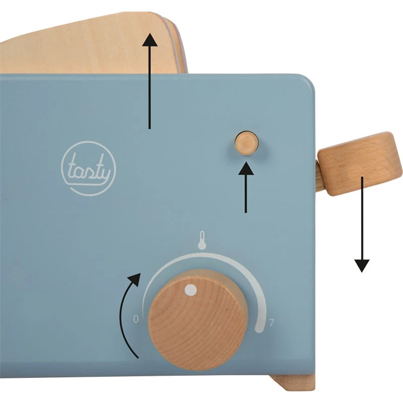 Legler 12246 Toaster-Set "Tasty" Für Kinderküche Holz 6 Legler 12246 Toaster-Set "Tasty" Für Kinderküche Holz – Bild 4