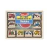 Melissa & Doug 12391 Mein Erstes Holzstempel-Set "Fahrzeuge" (10 Teile) -Le Toy Van Geschäft 12391 1 Stempelset Fahrzeuge