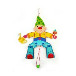 Hess 12433 Hampelmann "Hampel-Zwerg" Holz Erzgebirge