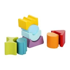 Cubika 12718 Stapelturm "Flexible Tower" 8-teilig Holz Ukrainian Toys -Le Toy Van Geschäft 12718 3 Stapelturm Flexible Tower