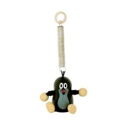 Trötsch 12802 Schwingtier "Der Kleine Maulwurf" Ziehfeder Holz