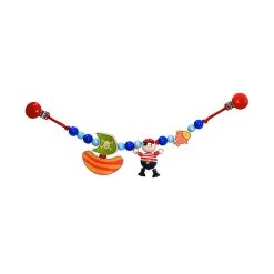 Hess 13016 Kinderwagenkette "Pirat" Holz Erzgebirge