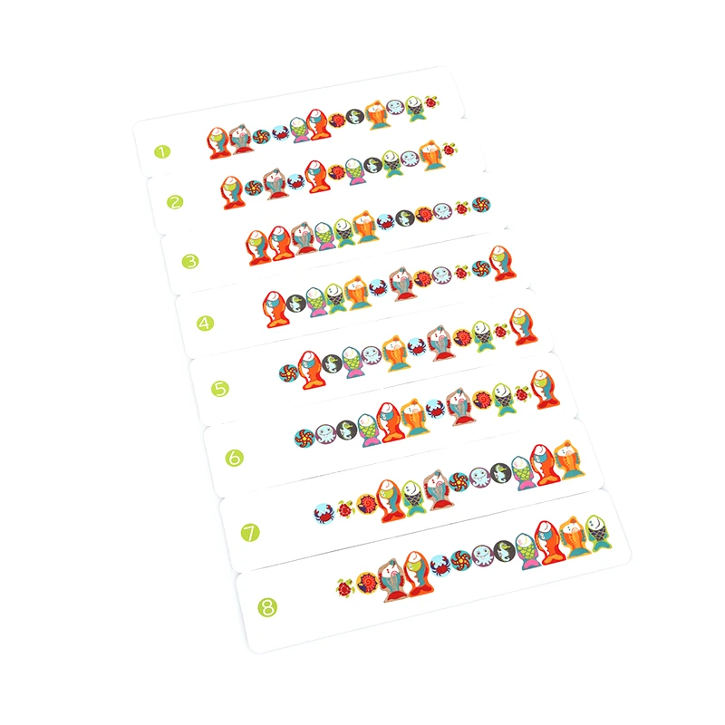 Cubika 13647 Fädelspiel "Fische" 13-teilig Holz Ukrainian Toys 5 Cubika 13647 Fädelspiel "Fische" 13-teilig Holz Ukrainian Toys – Bild 3