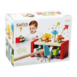 Cubika 13746 Klopfbank "Jumping Clowns" Motorikspielzeug Holz Ukrainian Toys -Le Toy Van Geschäft 13746 4 Klopfbank Jumping Clowns