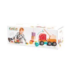 Cubika 13982 Crane Truck - Kranauto Mit Magnet + Zubehör Holz Ukrainian Toys 7 Cubika 13982 Crane Truck - Kranauto Mit Magnet + Zubehör Holz Ukrainian Toys -Le Toy Van Geschäft 13982 3 Crane Truck