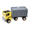 NJoyKids 14108 LKW Mit Container Gelb Holz Aurich -Le Toy Van Geschäft 14108 Container LKW