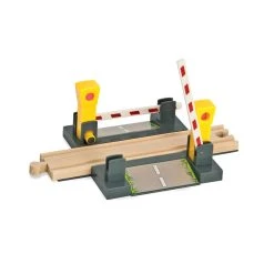 Eichhorn 6500 Bahnübergang Schranke Magnetisch Für Holzeisenbahn