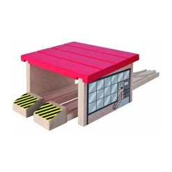 Eichhorn 1515 Lokschuppen 6-tlg. Holz Für Holzeisenbahn 7 Eichhorn 1515 Lokschuppen 6-tlg. Holz Für Holzeisenbahn -Le Toy Van Geschäft 1515 Lokschuppen2