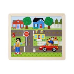 Melissa & Doug 19918 Magnetisches Holzbilderpaarspiel Memo -Le Toy Van Geschäft 19918 3 Magnetisches Holzbilderpaarspiel