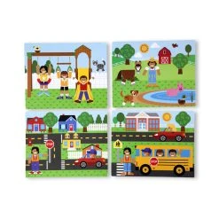 Melissa & Doug 19918 Magnetisches Holzbilderpaarspiel Memo -Le Toy Van Geschäft 19918 4 Magnetisches Holzbilderpaarspiel