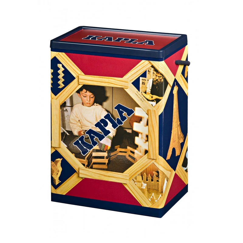 KAPLA-Holzplättchen 200er Box Pinienholz Baukasten Holzbausteine 7 KAPLA-Holzplättchen 200er Box Pinienholz Baukasten Holzbausteine – Bild 5