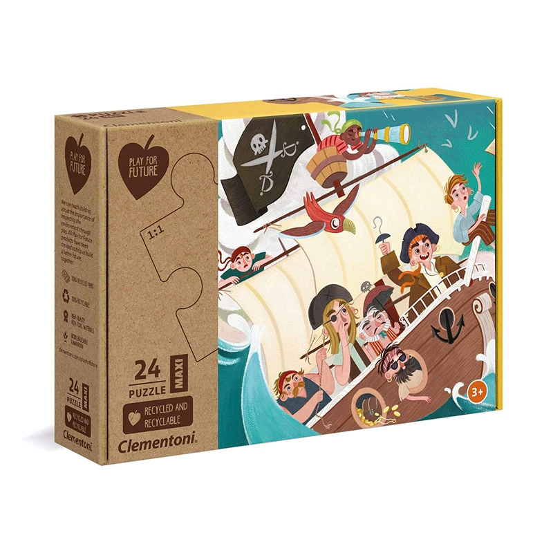 Clementoni 20258 Maxi-Puzzle "Piraten - Yo Oh Oh!" 24 Teile 3 Clementoni 20258 Maxi-Puzzle "Piraten - Yo Oh Oh!" 24 Teile