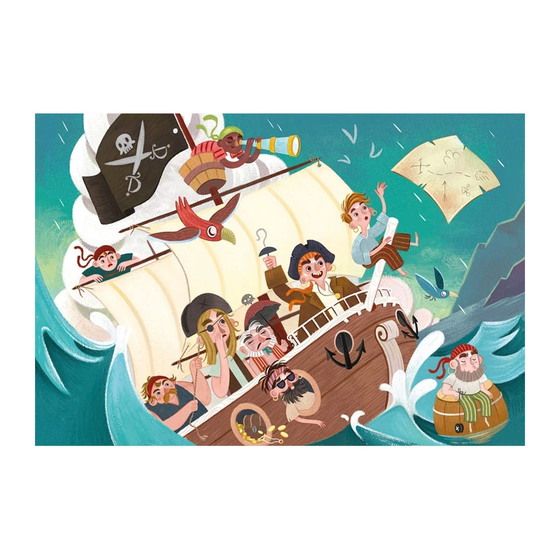 Clementoni 20258 Maxi-Puzzle "Piraten - Yo Oh Oh!" 24 Teile 4 Clementoni 20258 Maxi-Puzzle "Piraten - Yo Oh Oh!" 24 Teile – Bild 2