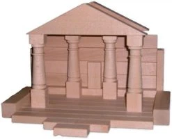 Ebert 207023 Baukasten "Domizil 2" Naturfarben 41 Teile Erzgebirge