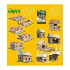 Walachia W20 "Vario" 72-teilig Holzbaukasten Haus