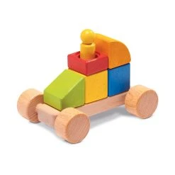 Nic 2133 Cubio "Flitzer" Holz - Bauen Stecken Fahren