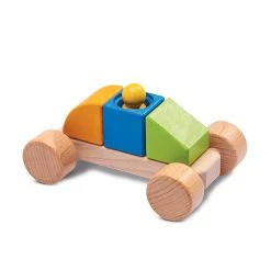 Nic 2133 Cubio "Flitzer" Holz - Bauen Stecken Fahren -Le Toy Van Geschäft 2133 3 Cubio Flitzer