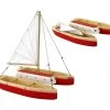Ogas 2246 Katamaran Holzboot Ca. 25 Cm Lang Aus Holz Schwimmfähig! -Le Toy Van Geschäft 2246 Katamaran