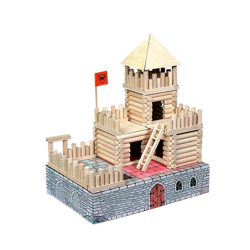 Walachia W22 "Vario Fort" 194-teilig Holzbaukasten 3 Walachia W22 "Vario Fort" 194-teilig Holzbaukasten