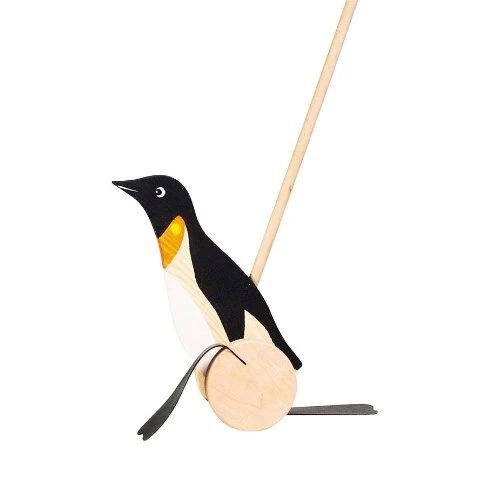 Goki WP005 Schiebetier "Pinguin" Watscheltier Holz 3 Goki WP005 Schiebetier "Pinguin" Watscheltier Holz