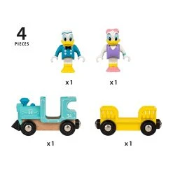 Brio 32260 "Donald & Daisy Duck" Zug Für Holzeisenbahn -Le Toy Van Geschäft 32260 3 Donald Daisy Duck Zug
