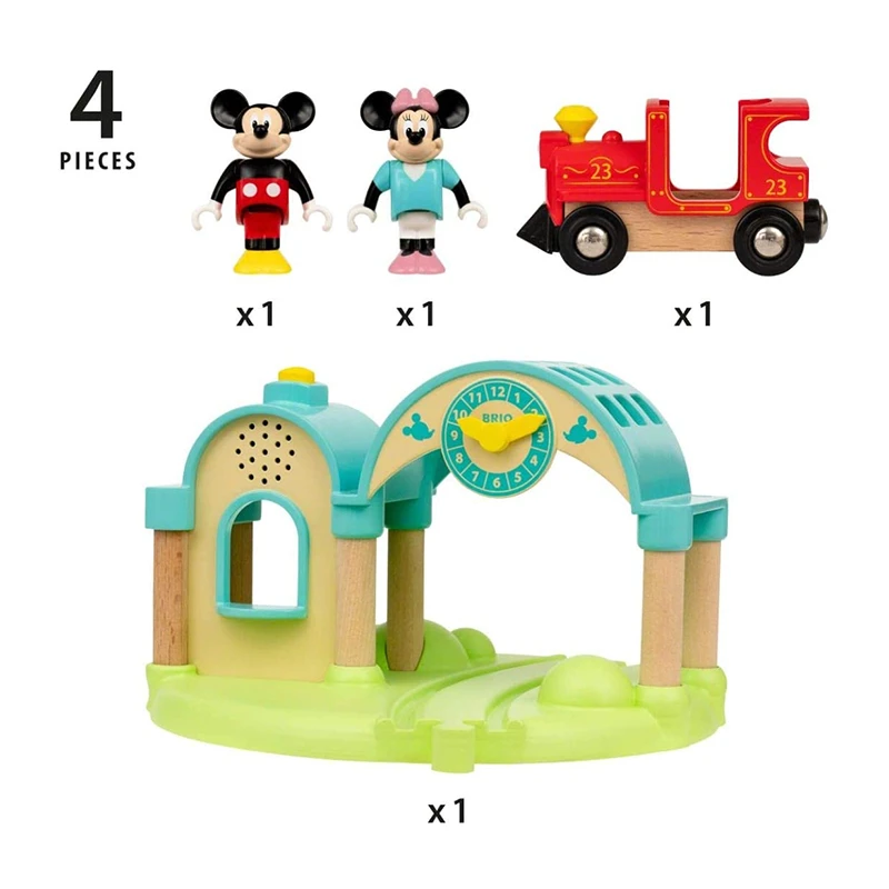 Brio 32270 "Micky Maus" Bahnhof Mit Aufnahmefunktion Für Holzeisenbahn 5 Brio 32270 "Micky Maus" Bahnhof Mit Aufnahmefunktion Für Holzeisenbahn – Bild 3