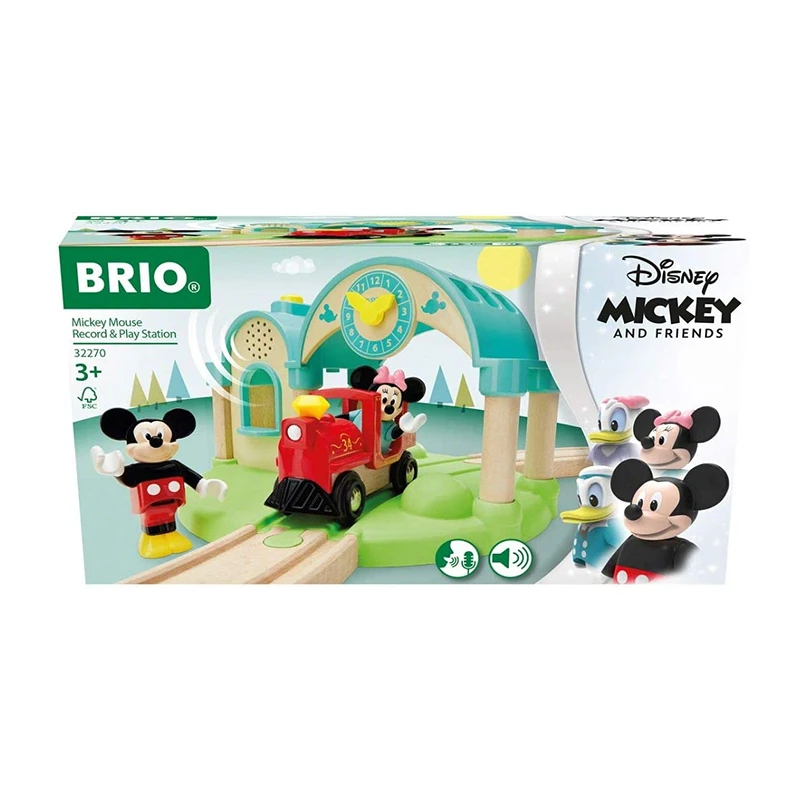 Brio 32270 "Micky Maus" Bahnhof Mit Aufnahmefunktion Für Holzeisenbahn 4 Brio 32270 "Micky Maus" Bahnhof Mit Aufnahmefunktion Für Holzeisenbahn – Bild 2